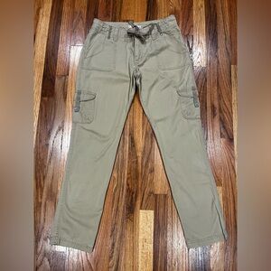 Women's Vintage Levi's Cargo Pants/Pockets,Size 8 Straight‎ Leg Khaki
